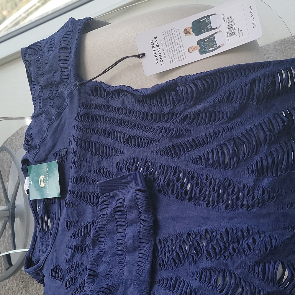 Alo Long Sleeve Navy NWT